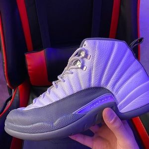 Jordan 12 retro white dark grey